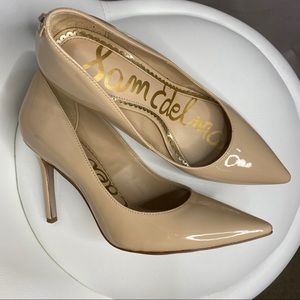 SAM EDELMAN - Hazel Pointy Toe Pump in Nude Blush